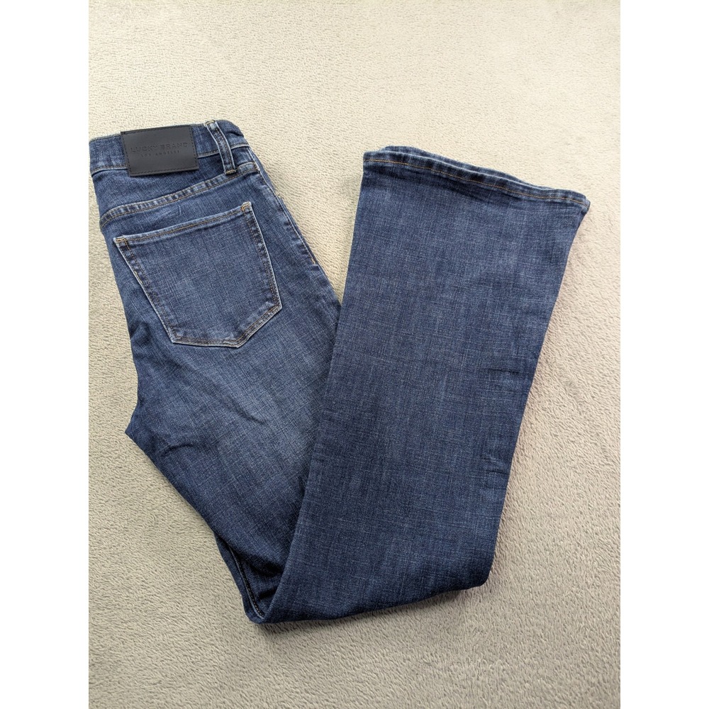 Lucky Brand Los Angeles Flare Jeans Medium Wash Blue Denim Size 6 28 Regular